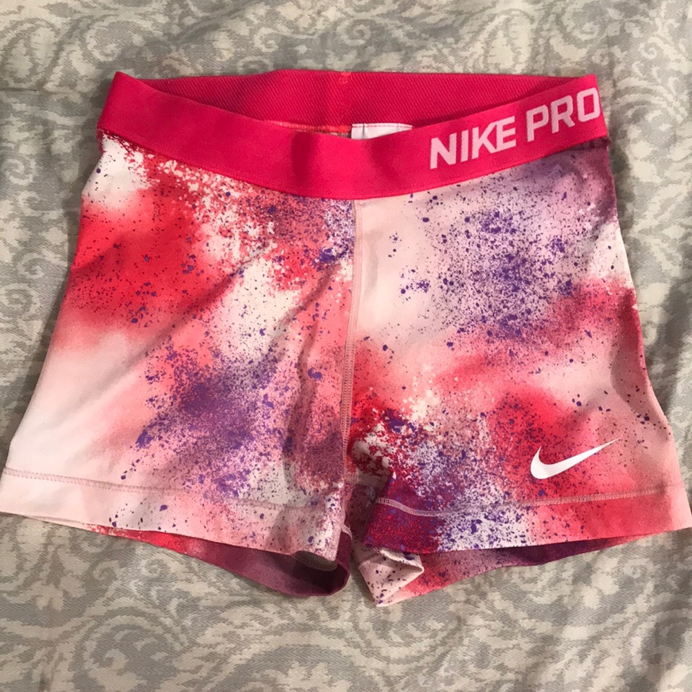 Nike pro spandex shorts